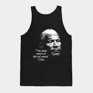 oj simpson quote Tank Top